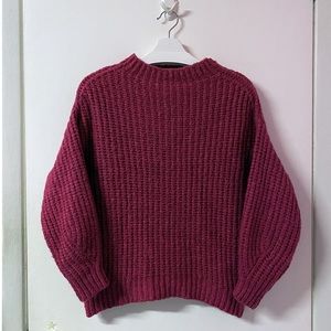 MANGO chunky knit sweater